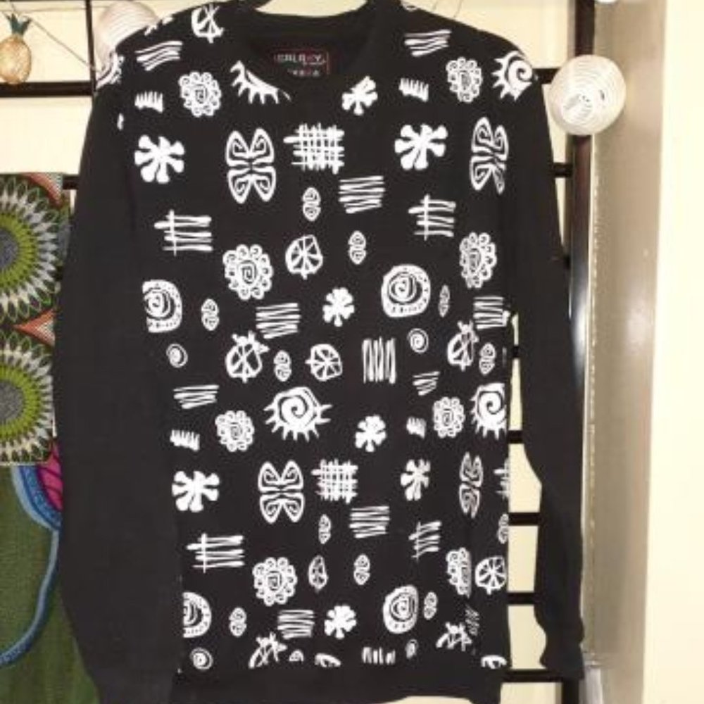 Large Black Sweatshirt Pullover - image 1